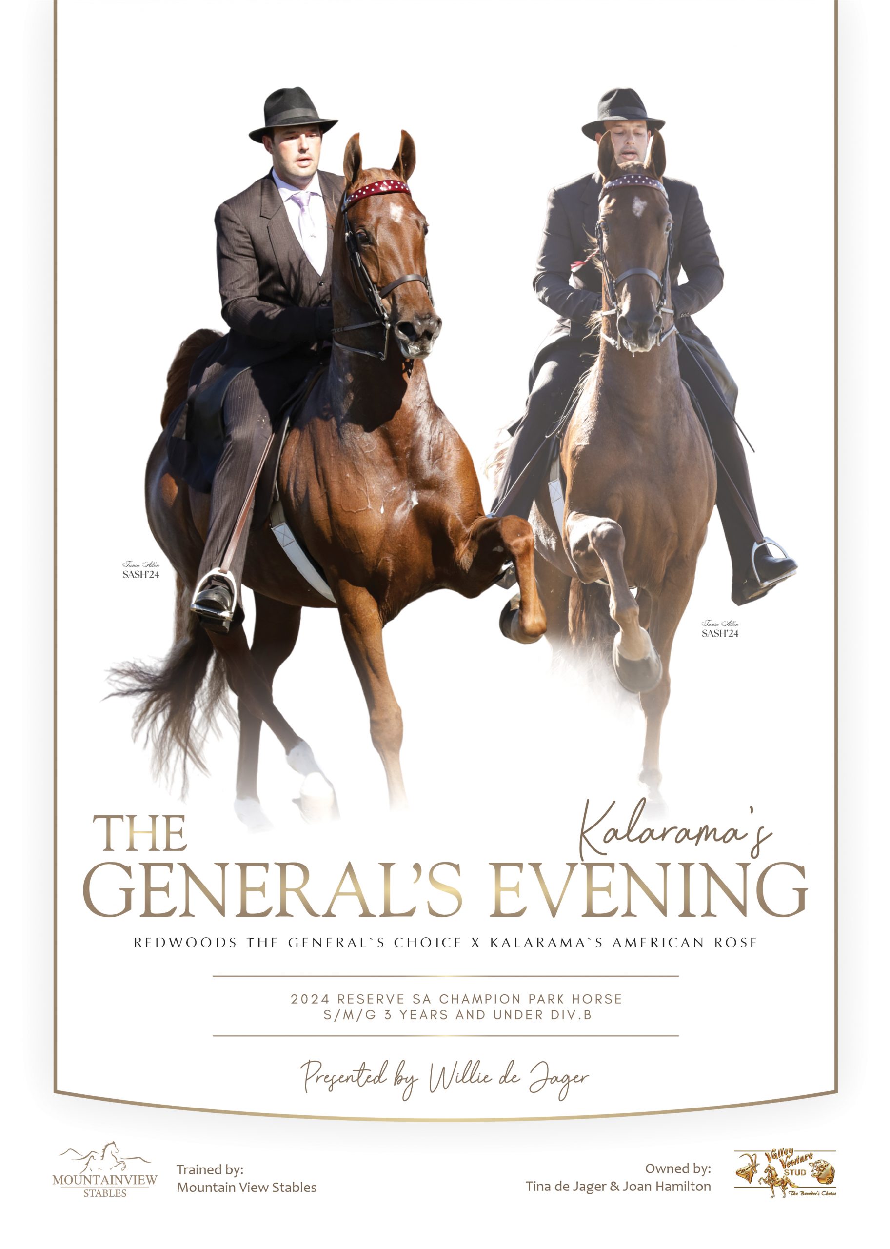 Poster of The General's Evening with riders